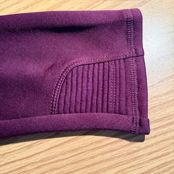 Tek Gear Dark Plum Quilted Front Hooded Mixed Media Jacket Size 2X - Picture 6 of 10